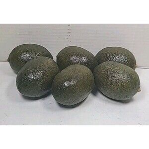 Vintage Faux Fruit Lot Avocados Life-Sized Artificial Fruit